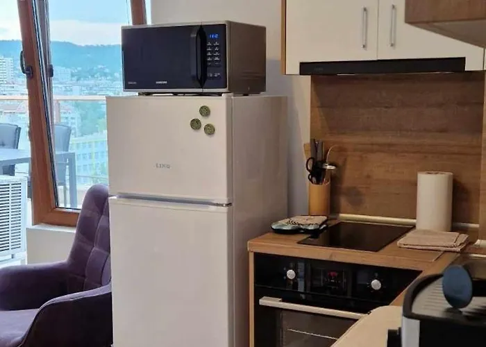 Apartman студио тони 2 с панорамна тераса и морска гледка